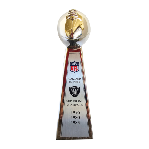 NFL Football Championship Replica Resin - Chrome finish - Image 3