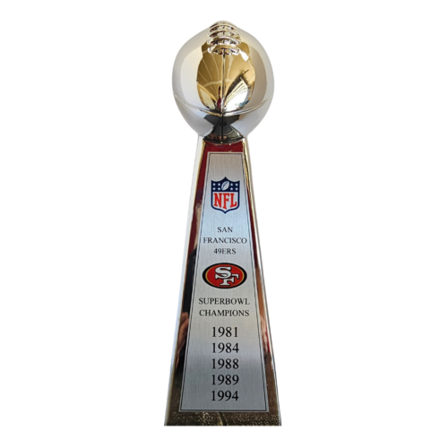 NFL Football Championship Replica Resin - Chrome finish - Image 2