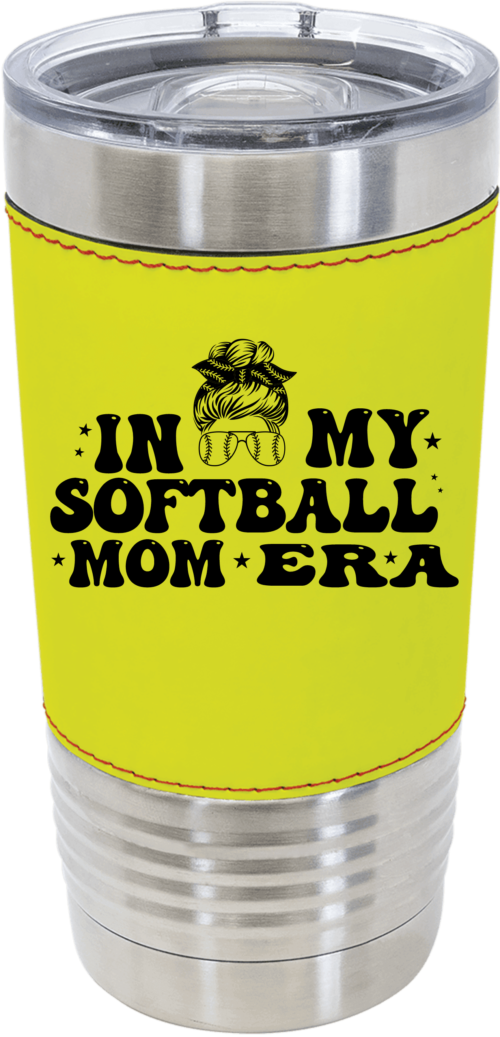 20 oz. Softball ERA Leatherette Tumbler