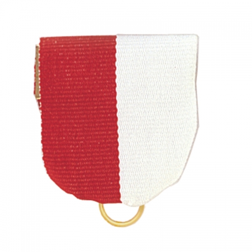 Red/White Pin Ribbon Drape